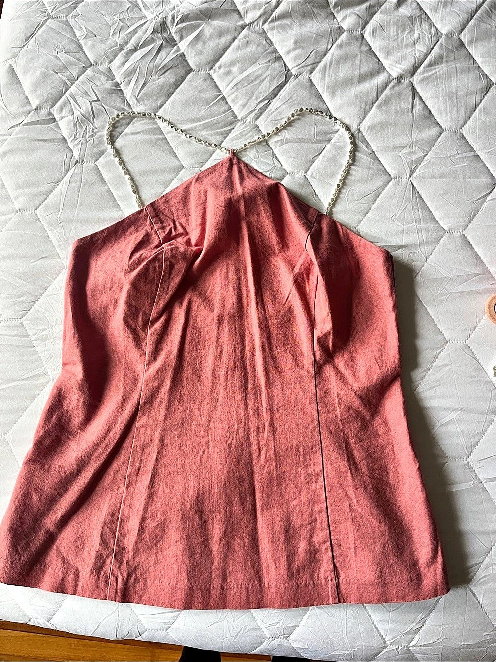 Pink matching top and shorts